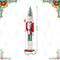 Glitzhome® 26"H Wooden Christmas Green Brush Tree Nutcracker